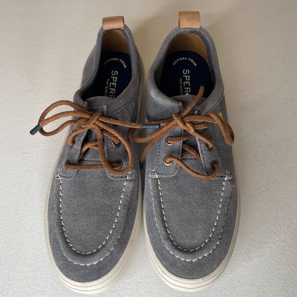 Sperry Top-Sider Women's Crest Gray Suede Sneaker Size 7 - Picture 4 of 16